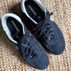 Converse Women's Run Star Trainers, Black/Egret/Honey, 8 Women/6.5 Men